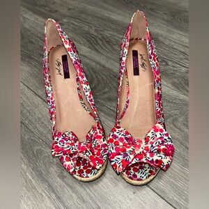 Lord and Taylor floral wedges